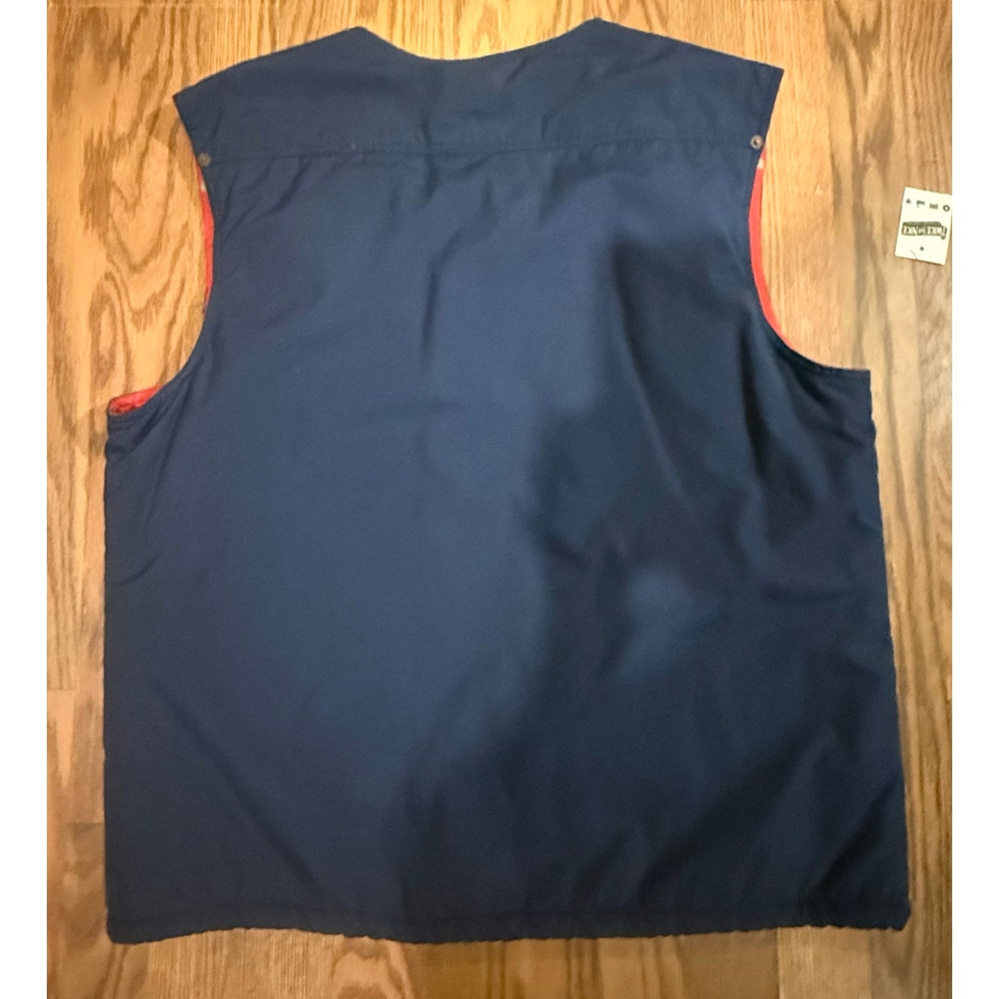 Vintage Levi Strauss & Co. Workwear Vest | Navy & Red Lined