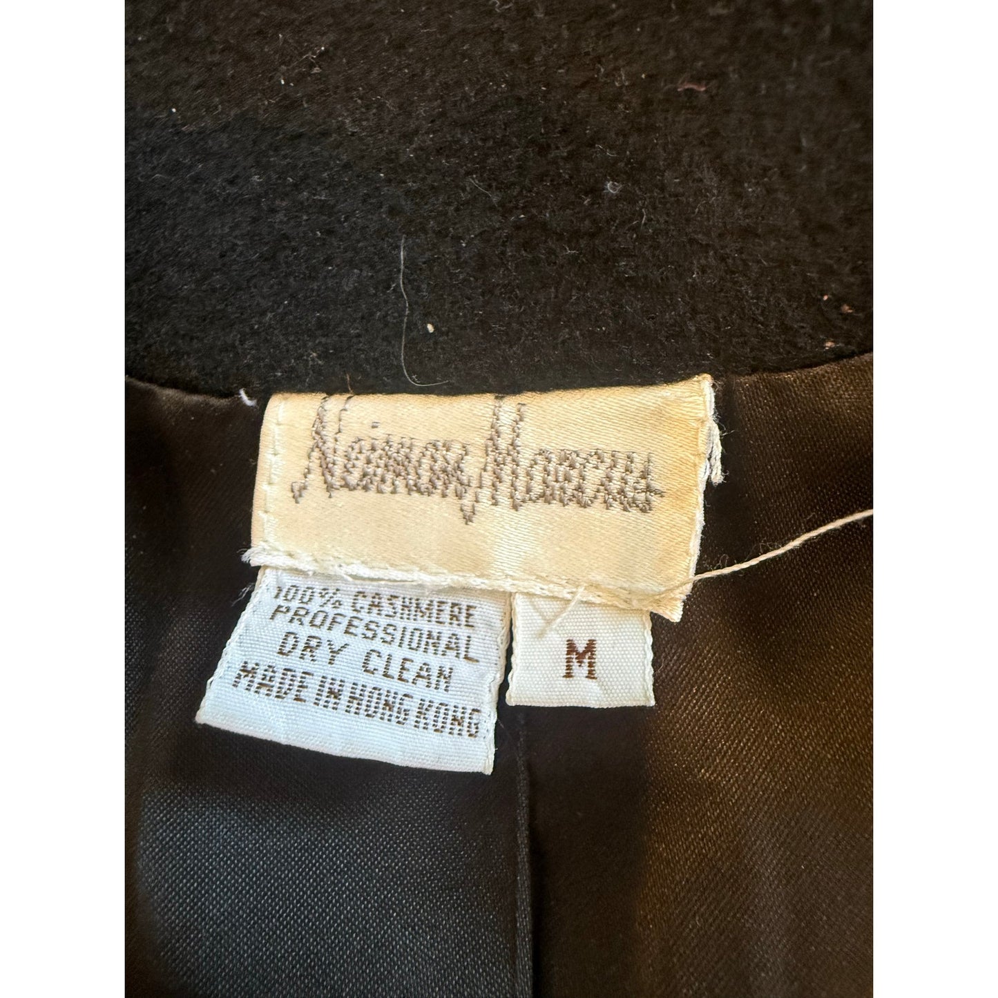 Vintage Embroidered Bullion Patch Cashmere Jacket Size M