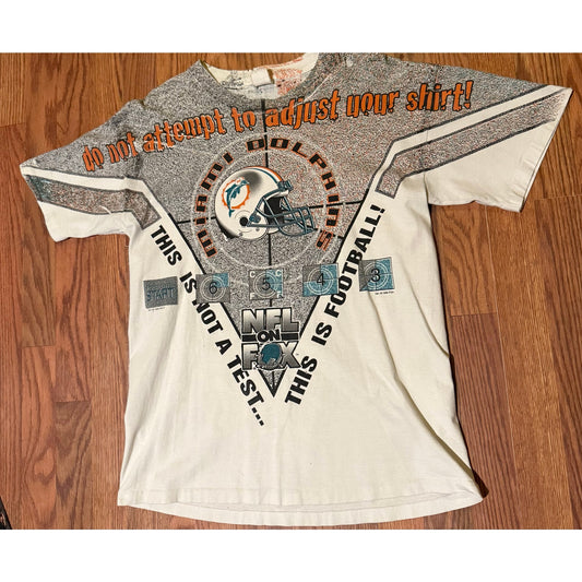 Vintage Miami Dolphins AOP 1996 NFL Size Large