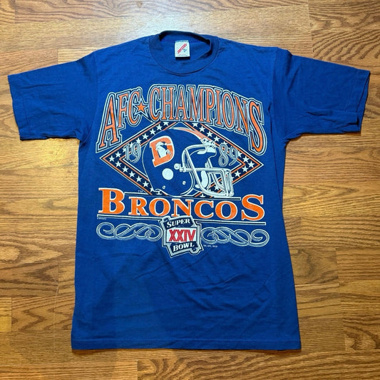 1989 Denver Broncos AFC Champs Size Medium