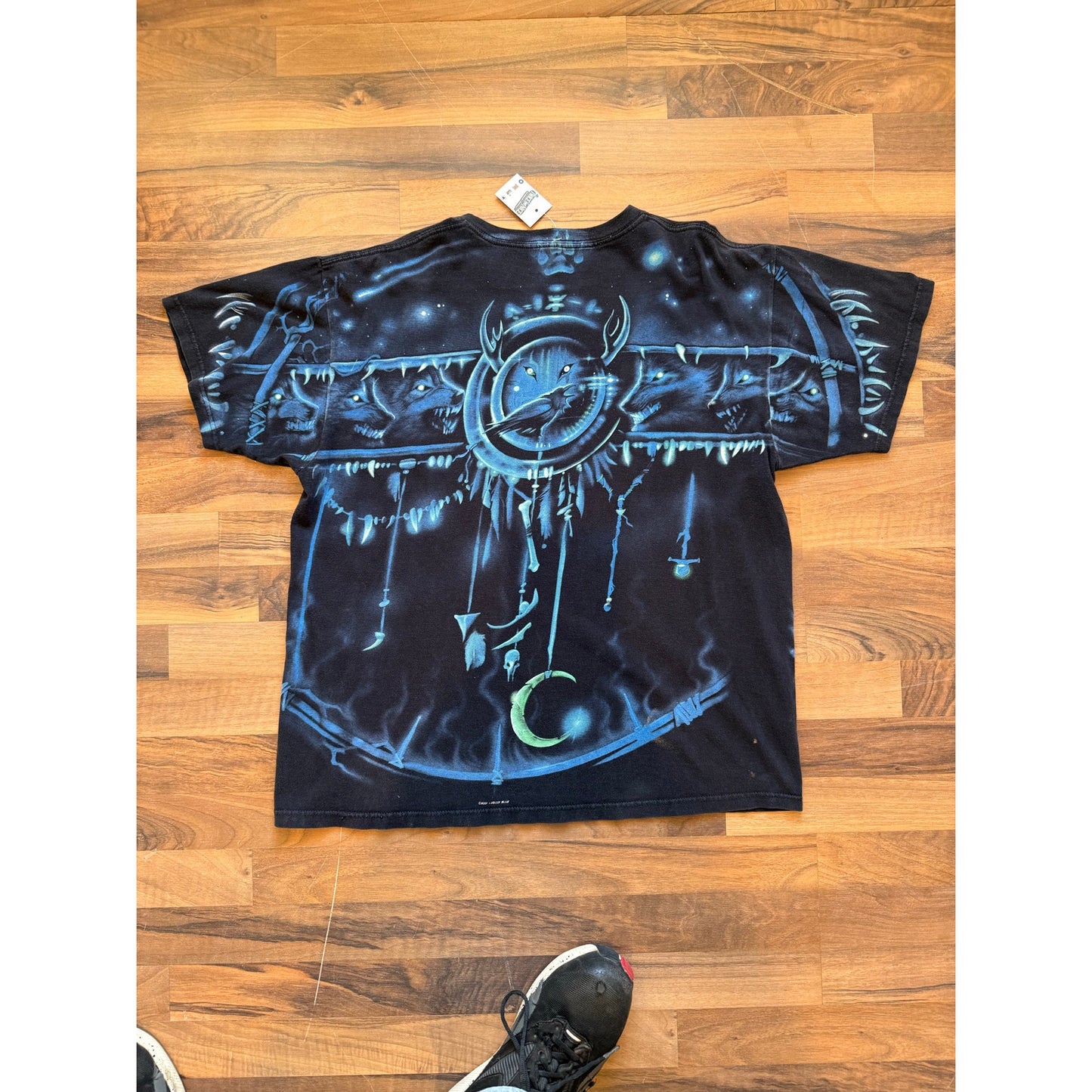 Mystic Wolf AOP Liquid Blue Size XL