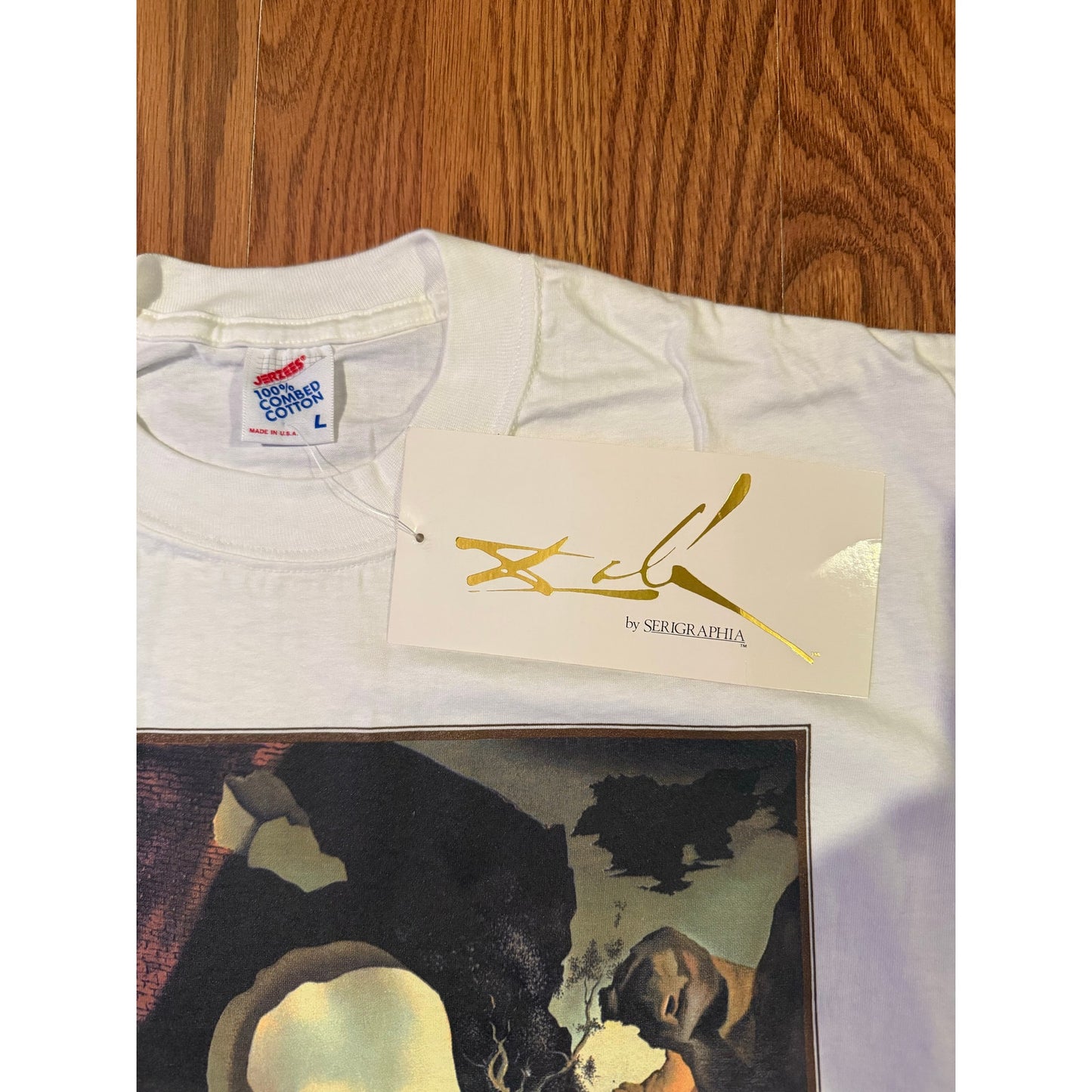 90s Dalí Serigraphia Museum Shirt w/ tag Old Age, Adolescence and Infancy