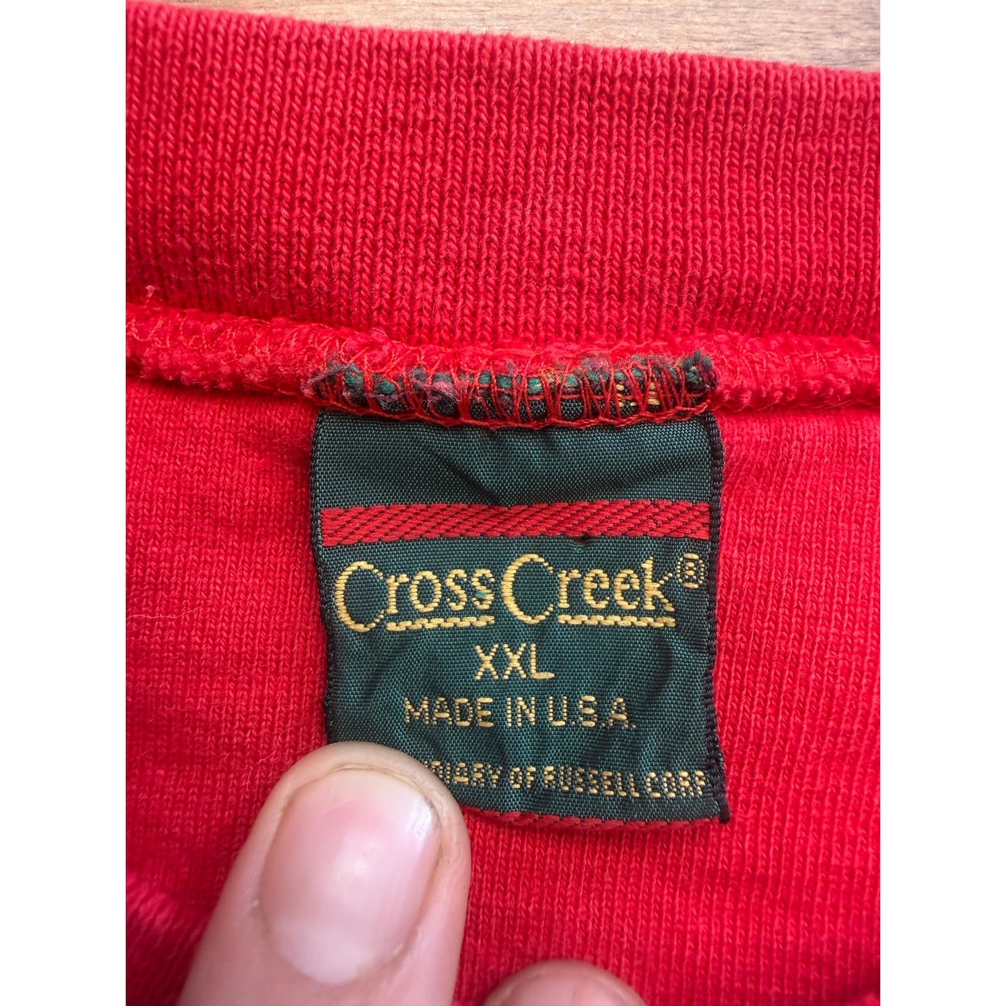 Cross Creek Cleveland Indians Crew Neck Size XXL
