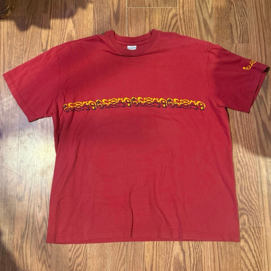 90s Guess Tribal puff Print Size XXL