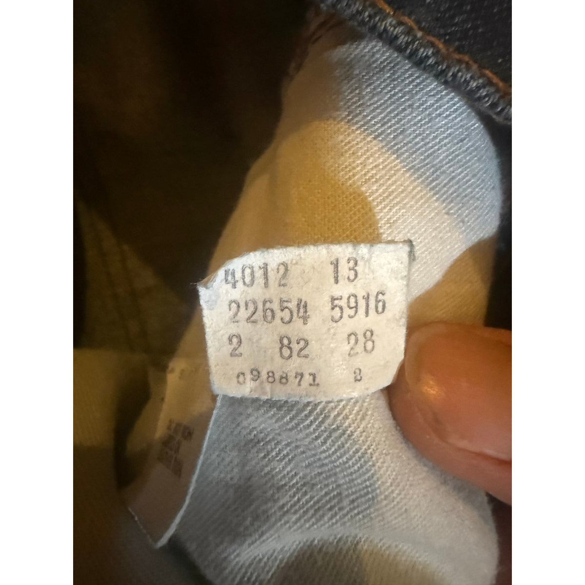 1982 Levi Saddleman movin on orange tab jeans 32x34