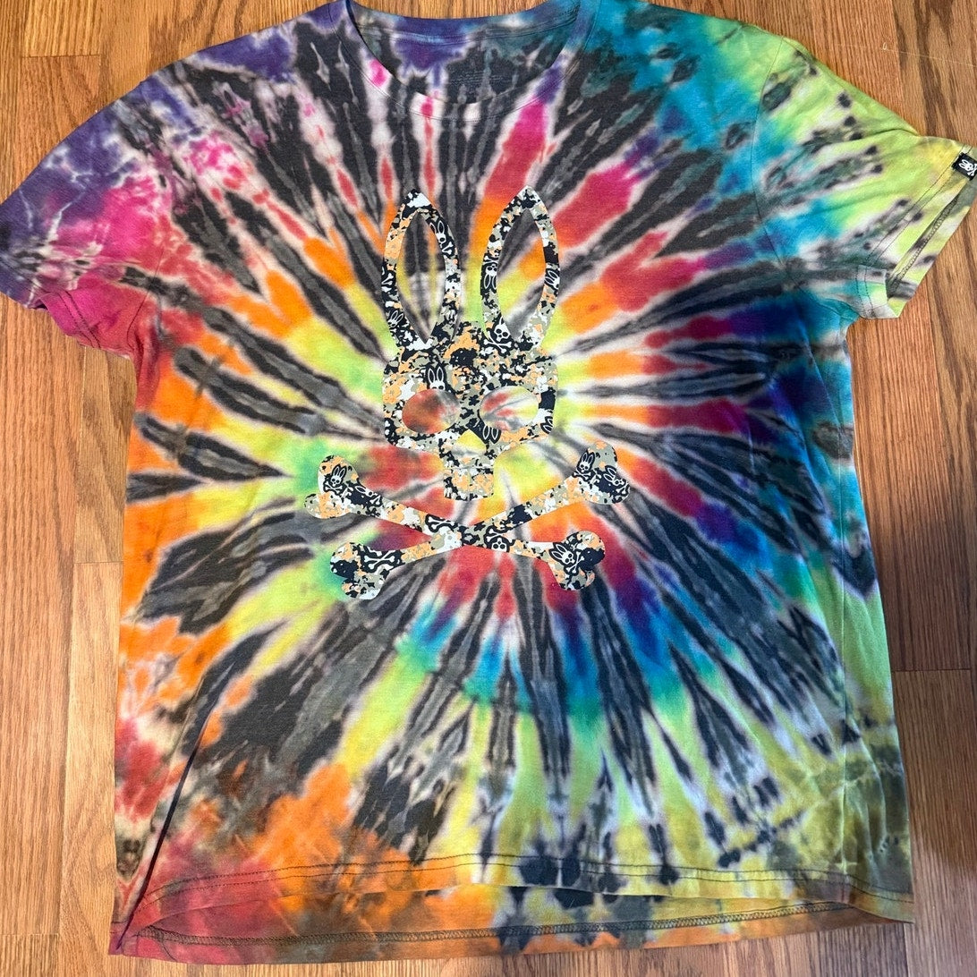 Psycho Bunny Tie Dye Graphic Size XL