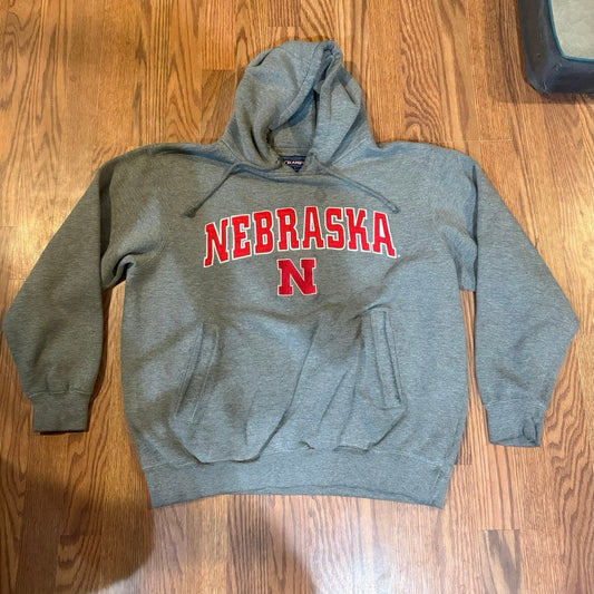 Nebraska Champs Hoodie Size Medium