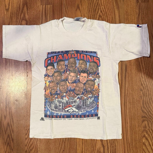 1998 Denver Broncos Super Bowl Champs Youth Large