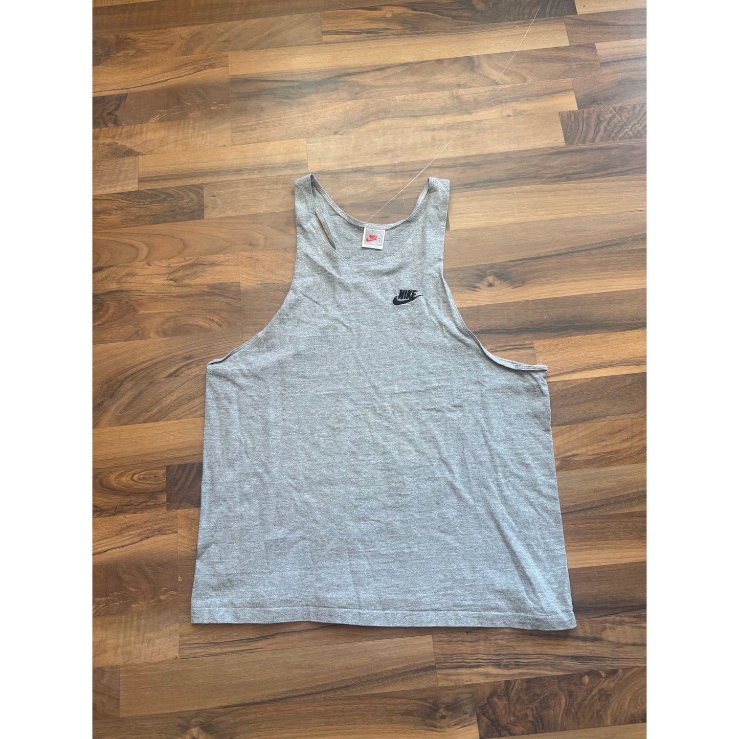 90s Gray Nike Tank Top Size Large Single Stitch