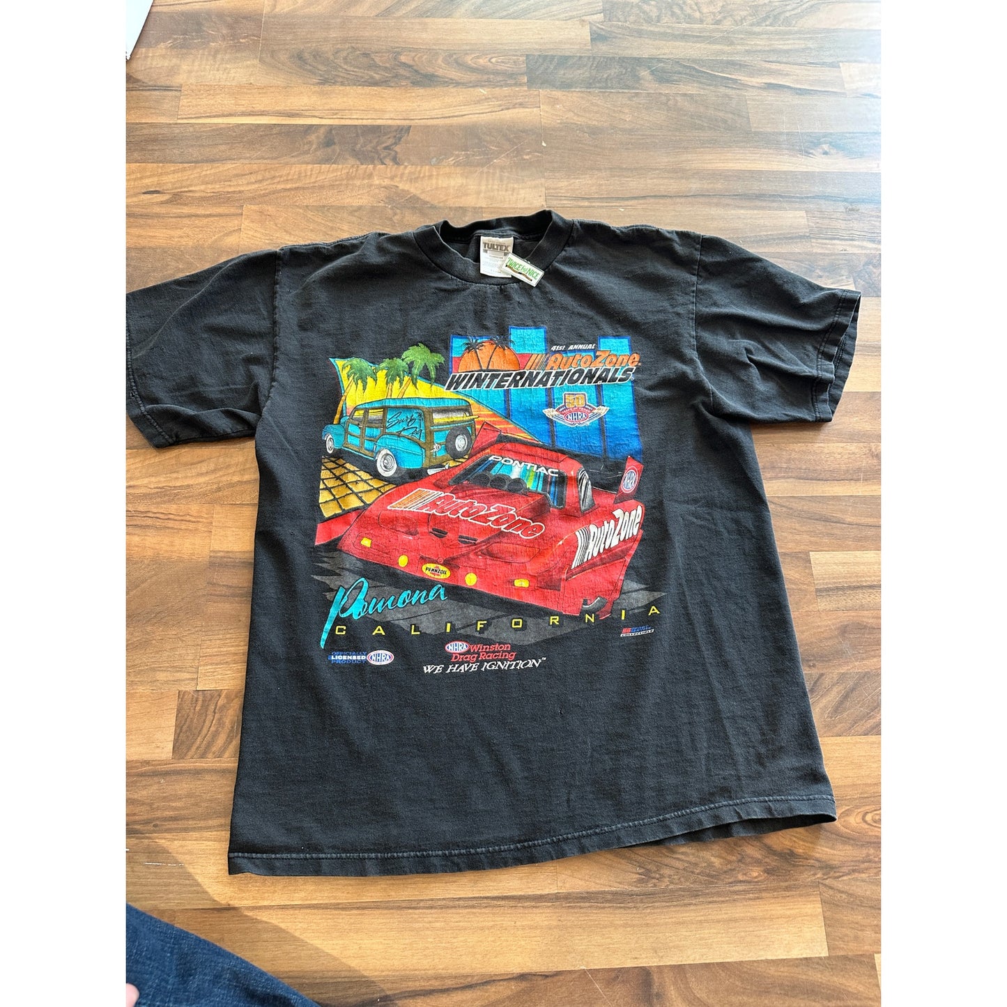 2001 AutoZone Winter nationals NHRA Race Size XL