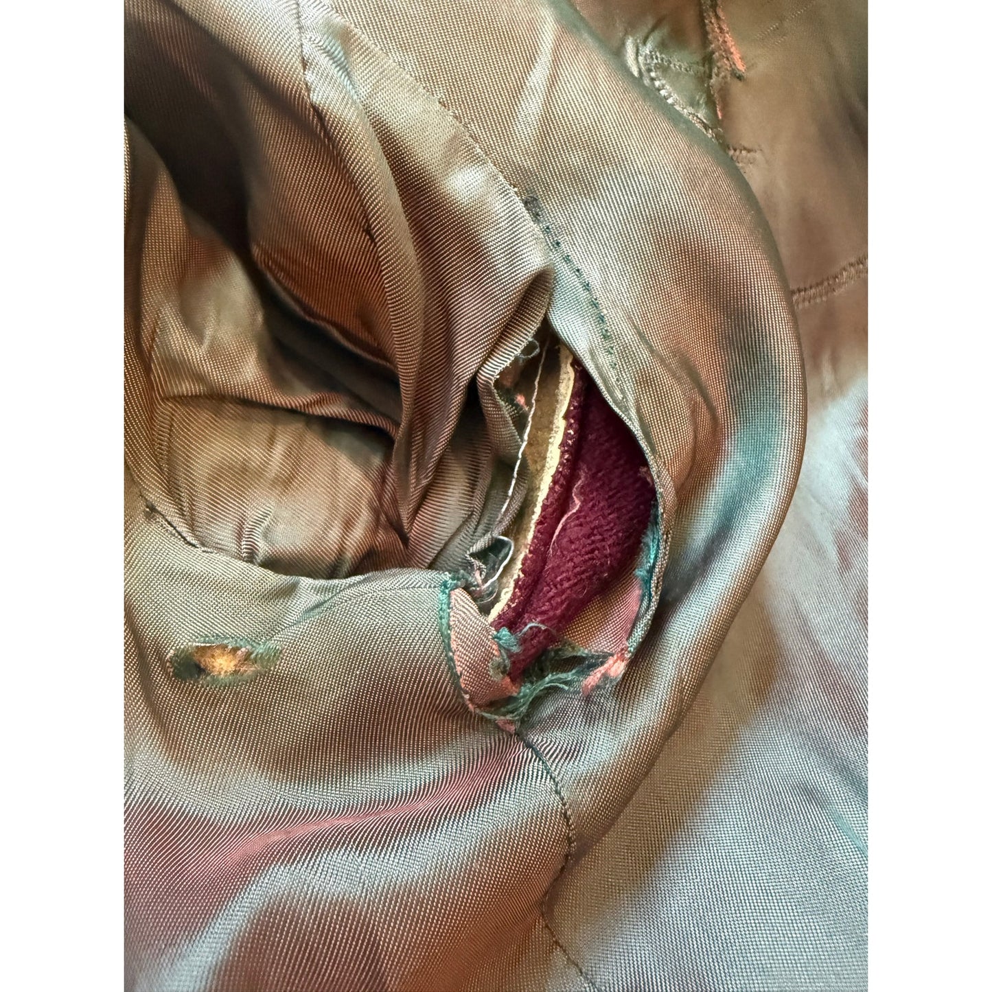 1950s Holts Maroon Letterman Jacket Size Large