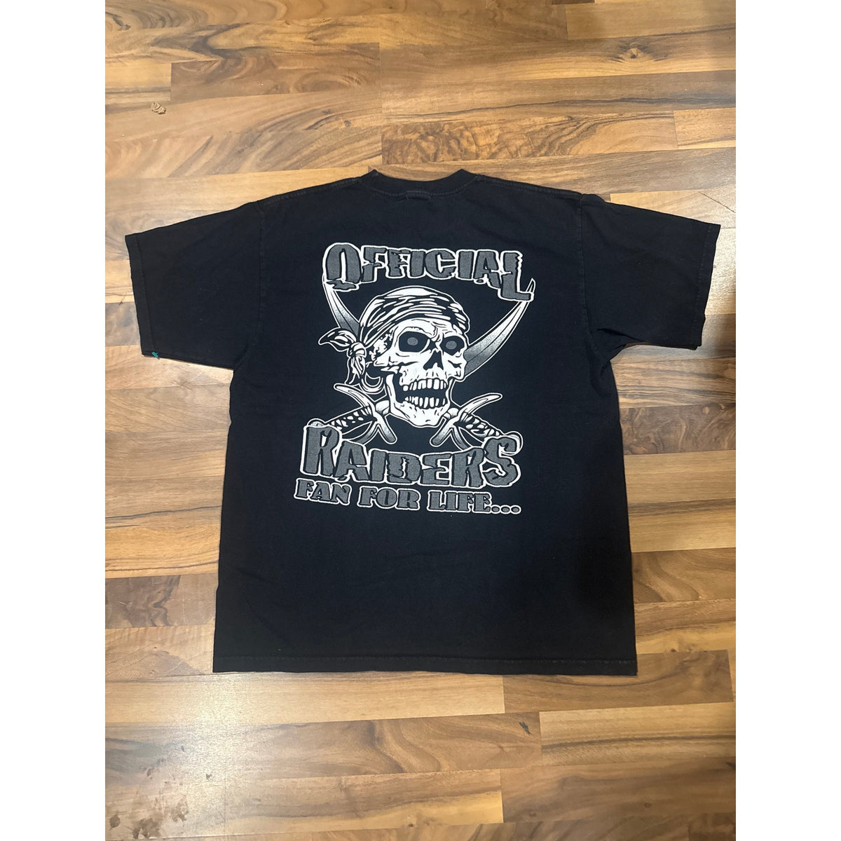 Oakland Raiders Fan for life size Large