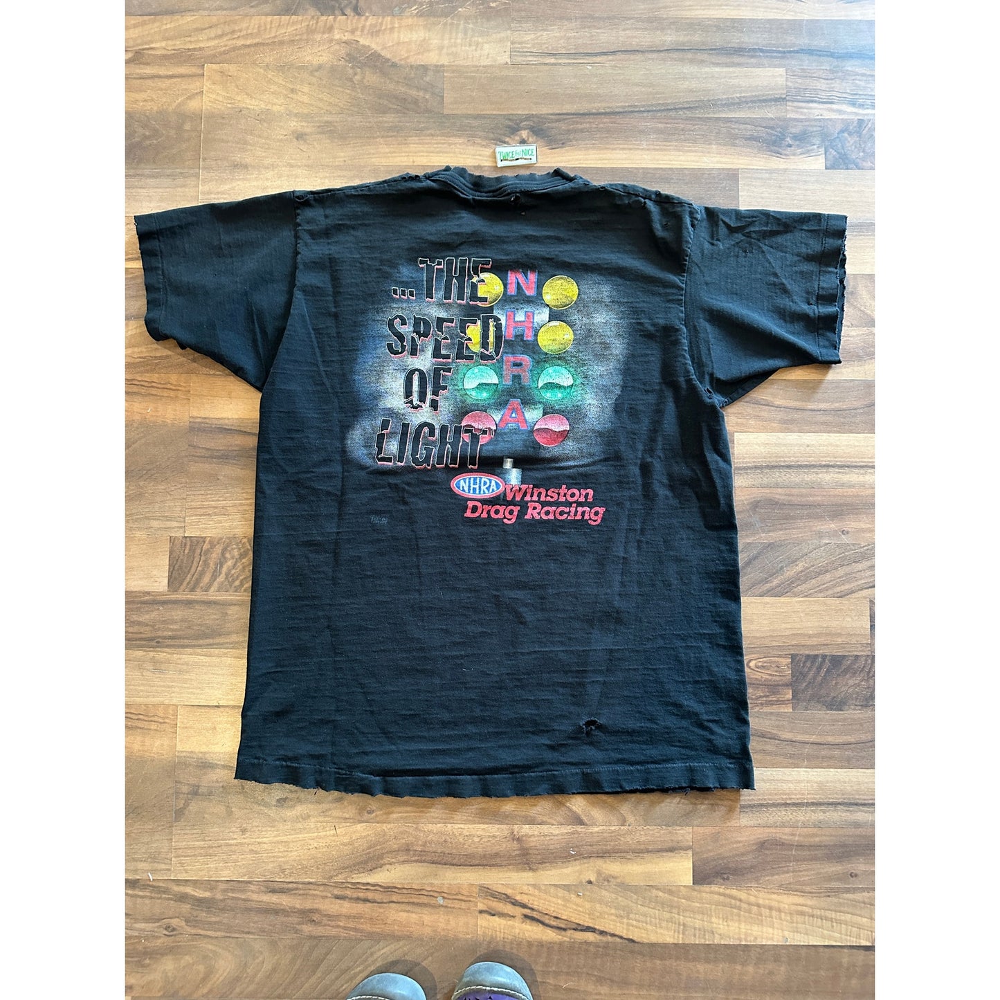 Vintage NHRA Winston Drag Racing Size XL