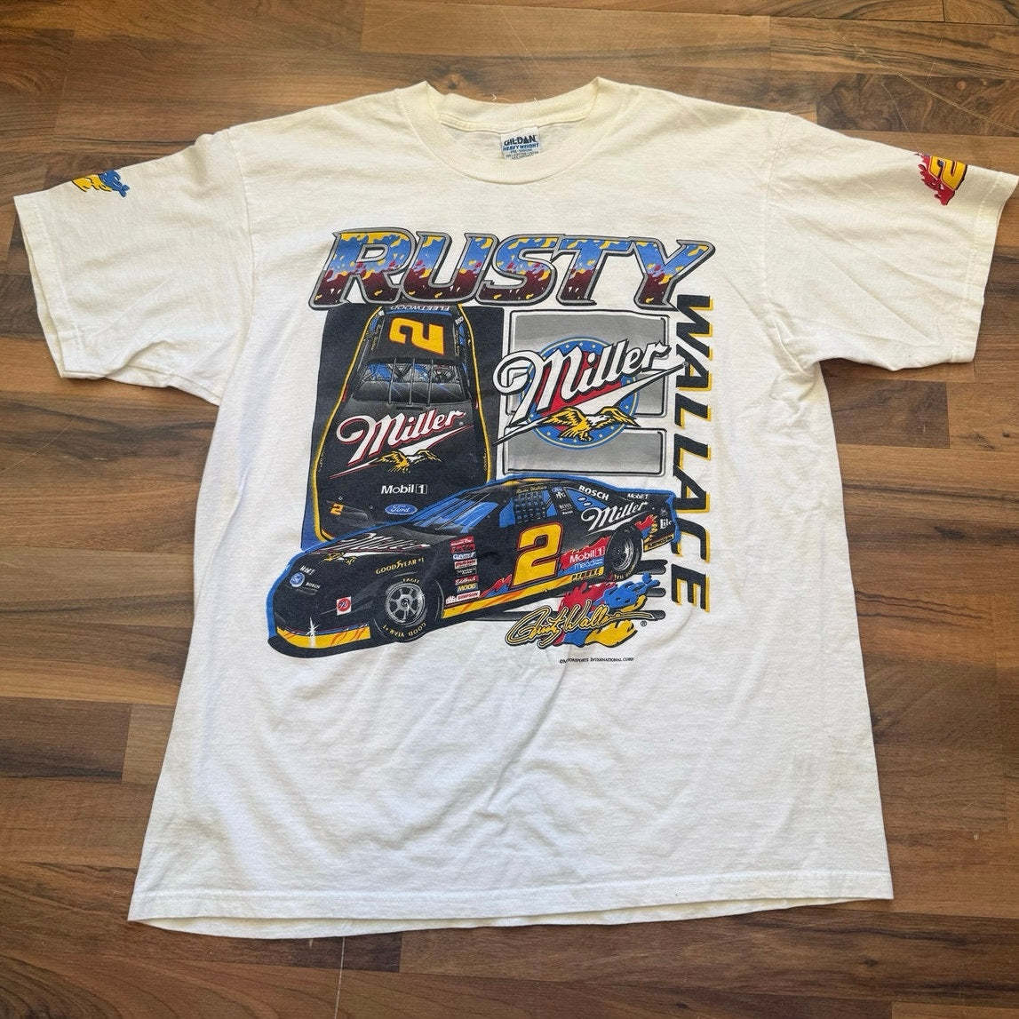 90s Rusty Wallace Miller Built For Speed Size Xl