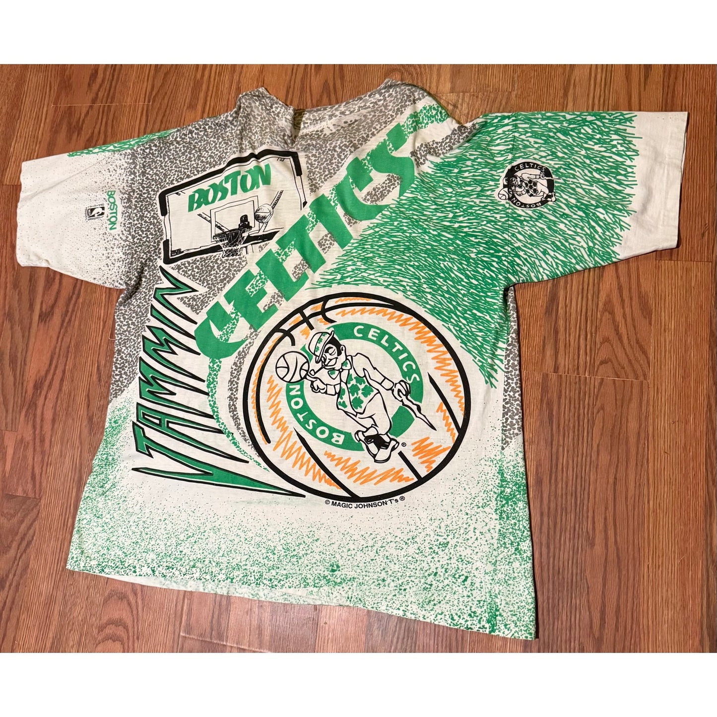 Vintage Boston Celtics Magic Johnson Tee size XL