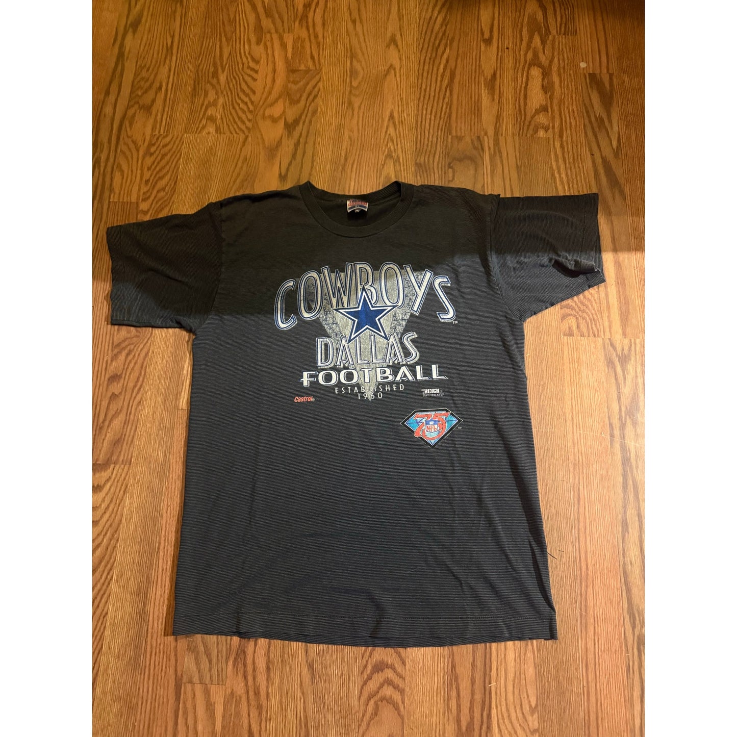 True vintage 1994 Dallas Cowboys Striped shirt
