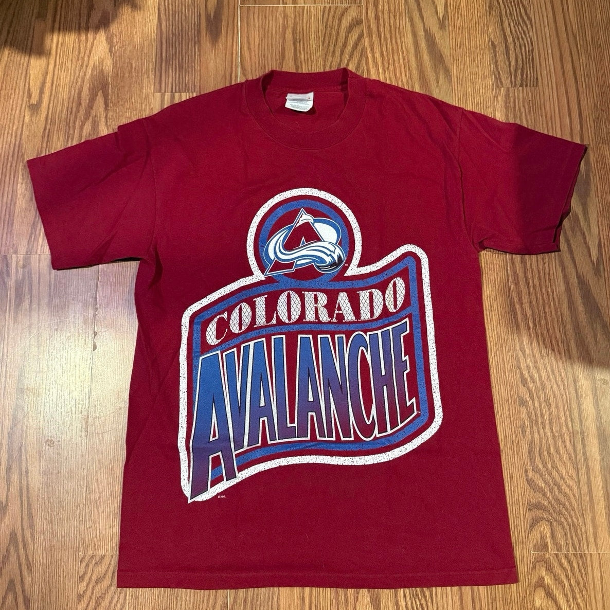 Colorado Avalanche Single Stitch Size Medium