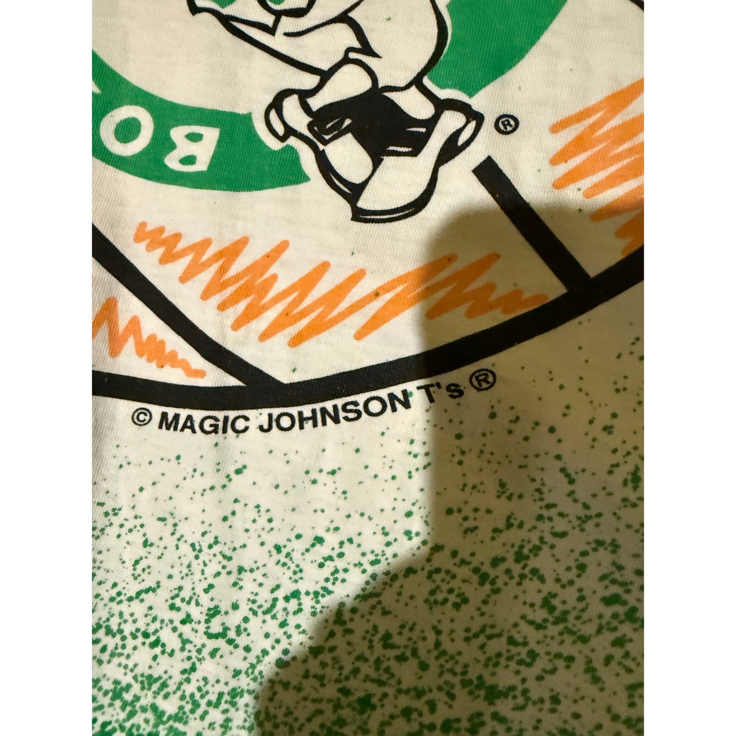 Vintage Boston Celtics Magic Johnson Tee size XL