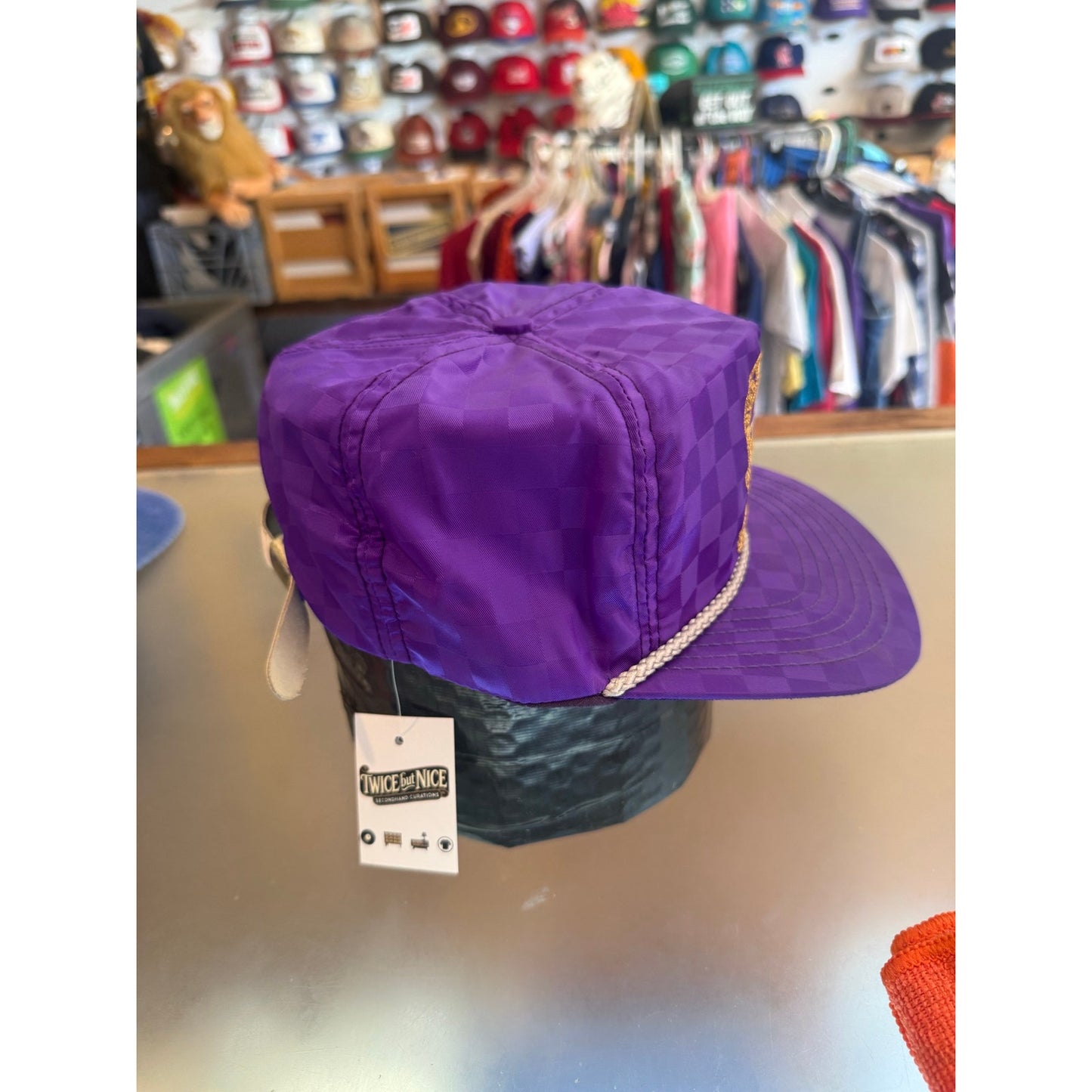 Denver International Airport Construction Purple Strap Back