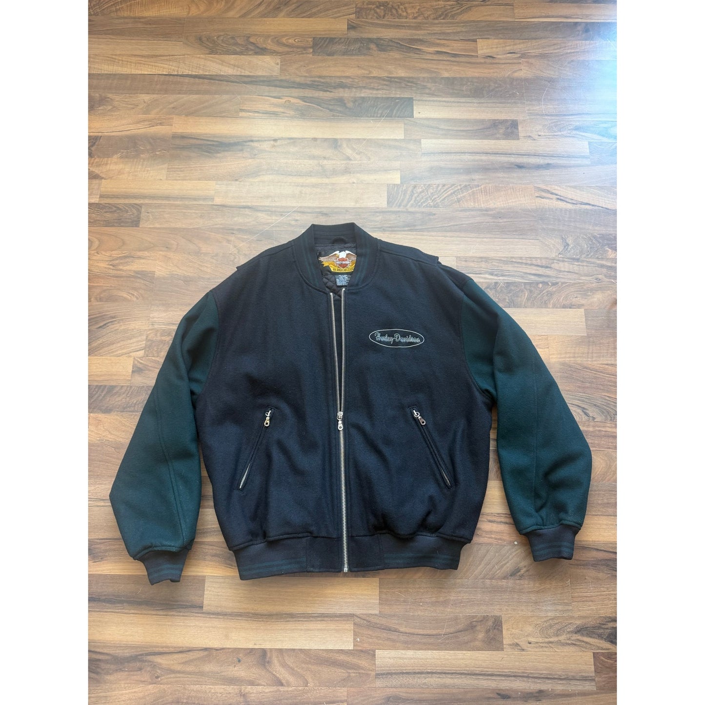 Wool Harley Davidsons Varsity Jacket Size XL