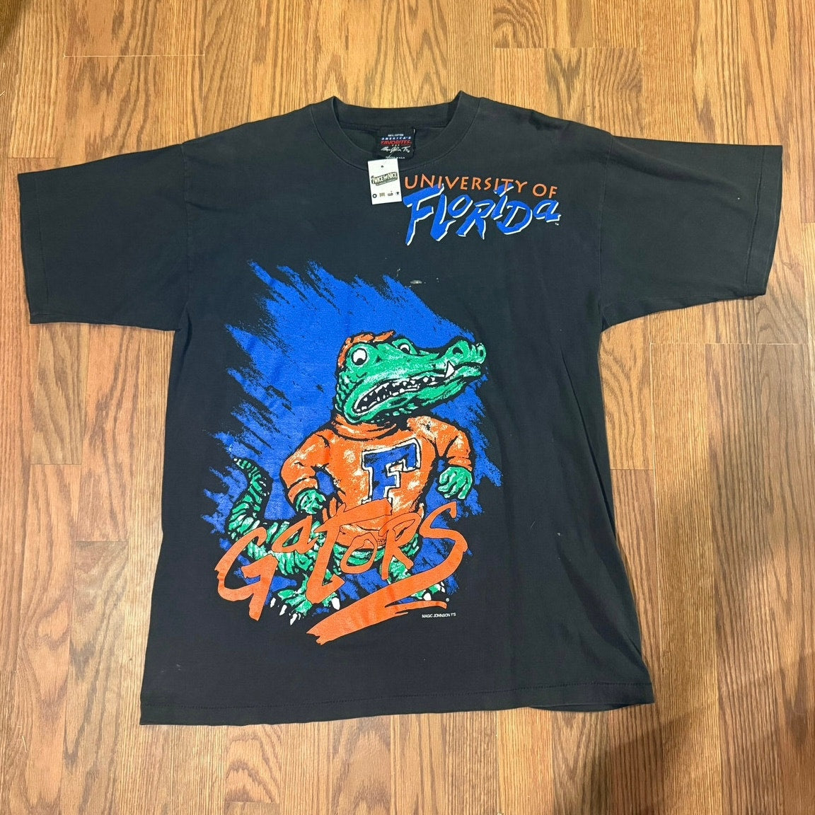 90s Florida Gators Mascot Magic Johnson Tee Size Large