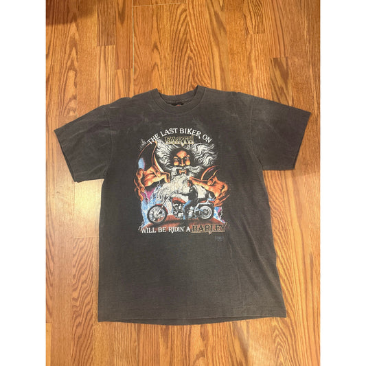 3D Emblem Harley Davidson Wizard Last Rider on Earth