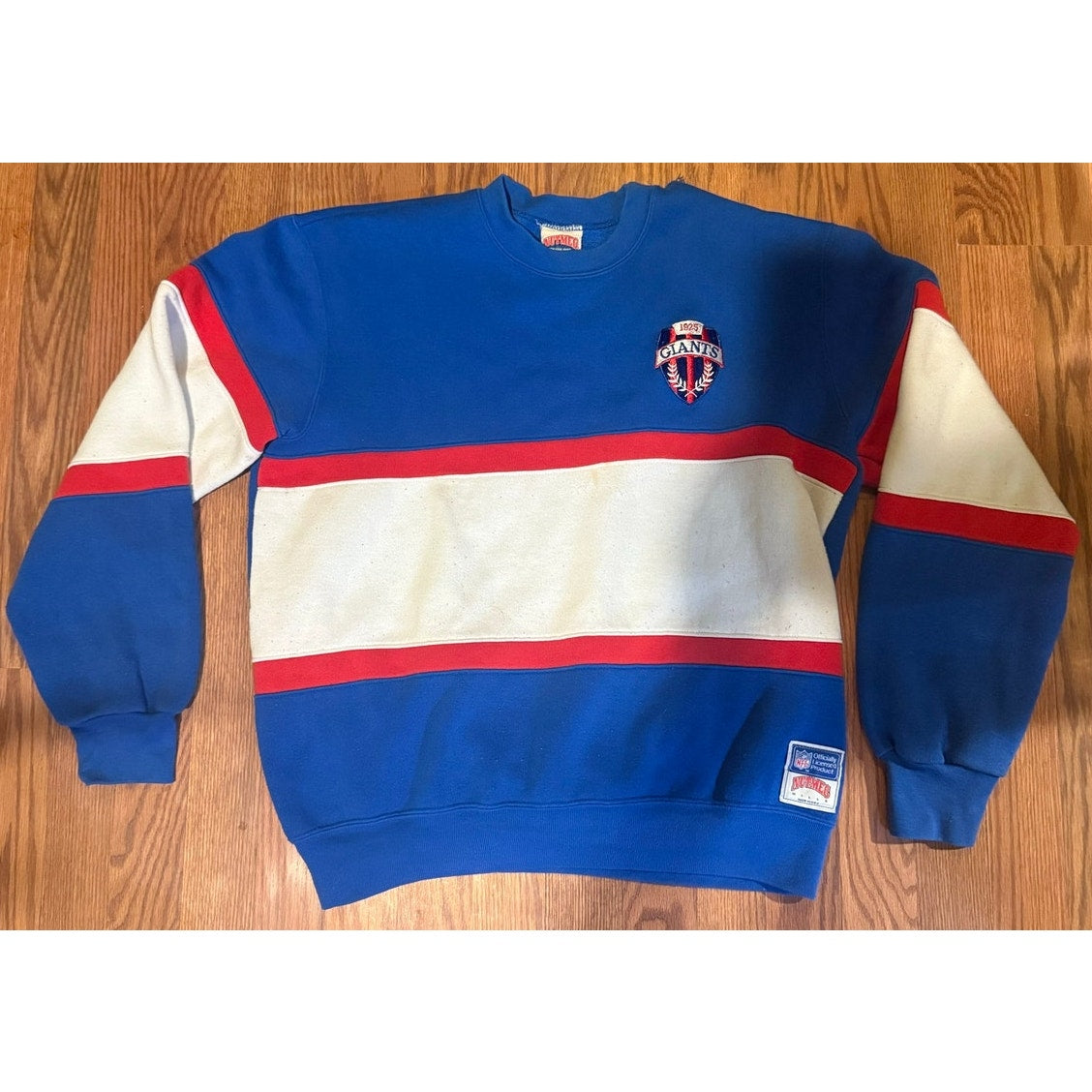 90s Nutmeg New York Giants tri-color crewneck Size Large