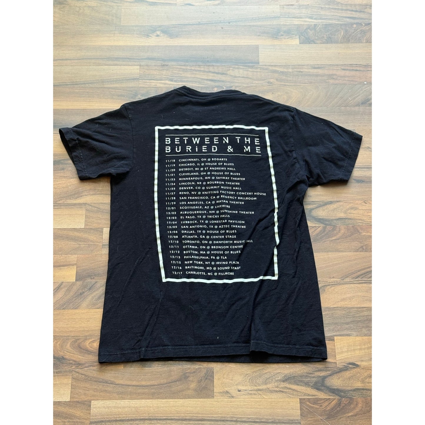 2015 Between the Burried and me Tour Size Medium
