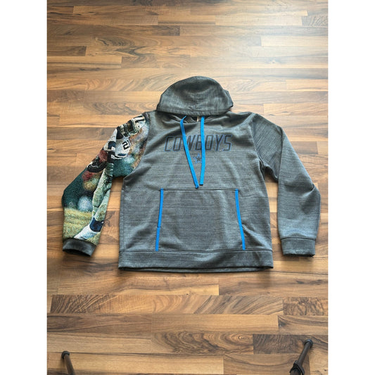 Dallas Cowboys Custom 1 of 1 Hooded Sweater Size XL