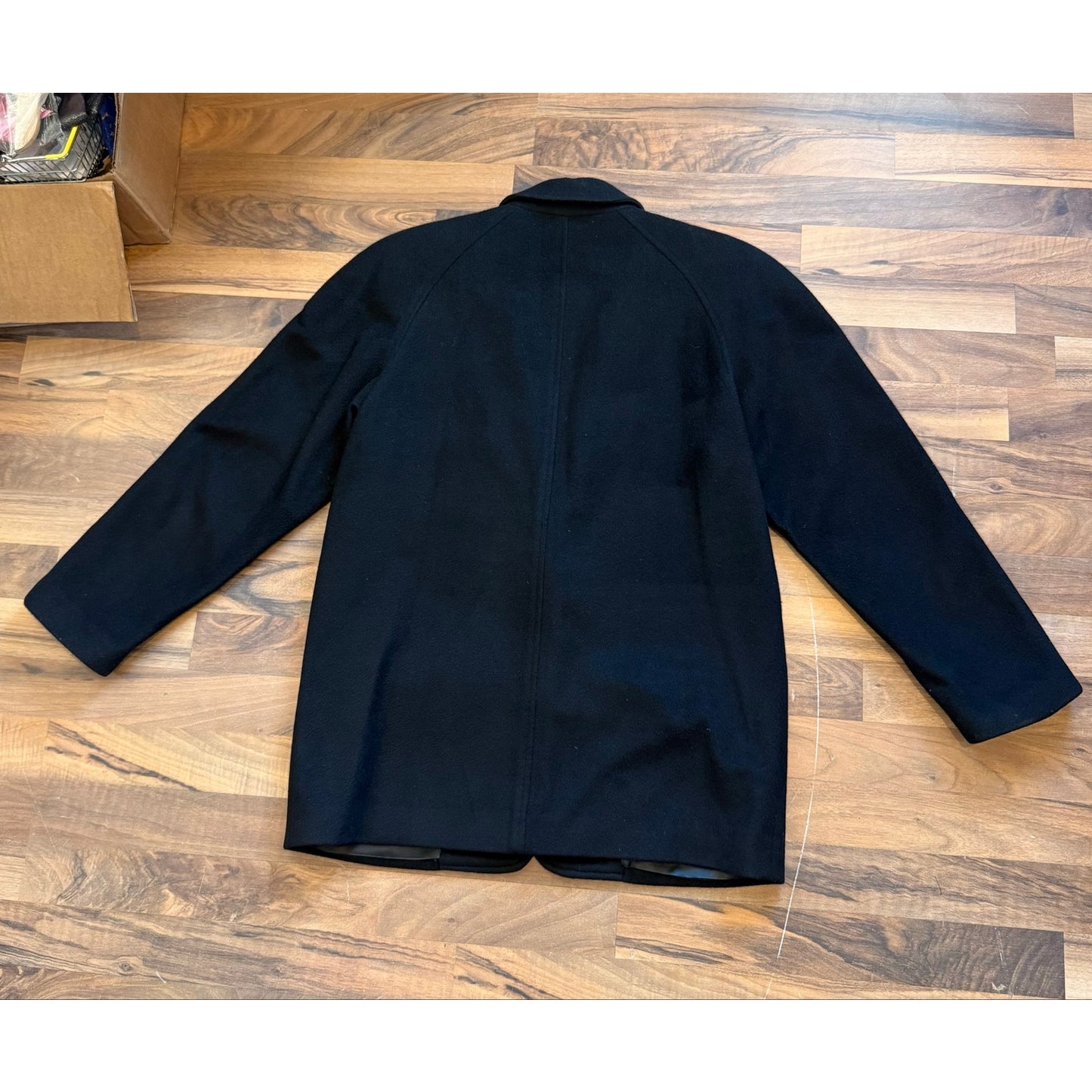 Vintage Embroidered Bullion Patch Cashmere Jacket Size M