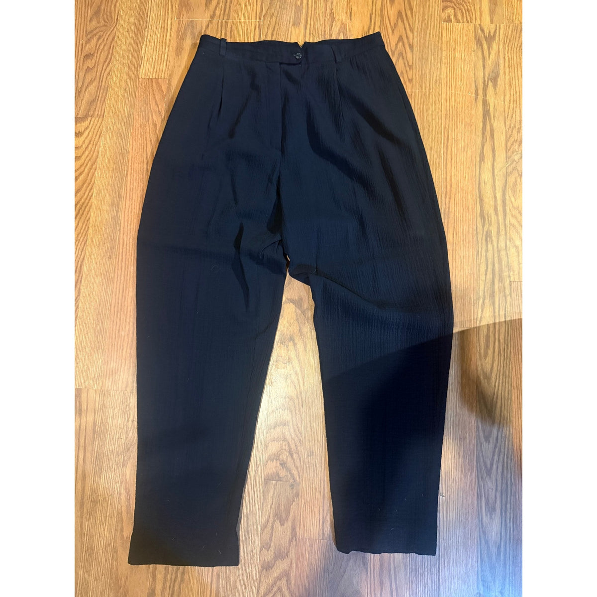 80s women's Burberrys wool crepe 2-piece pant suit size 12