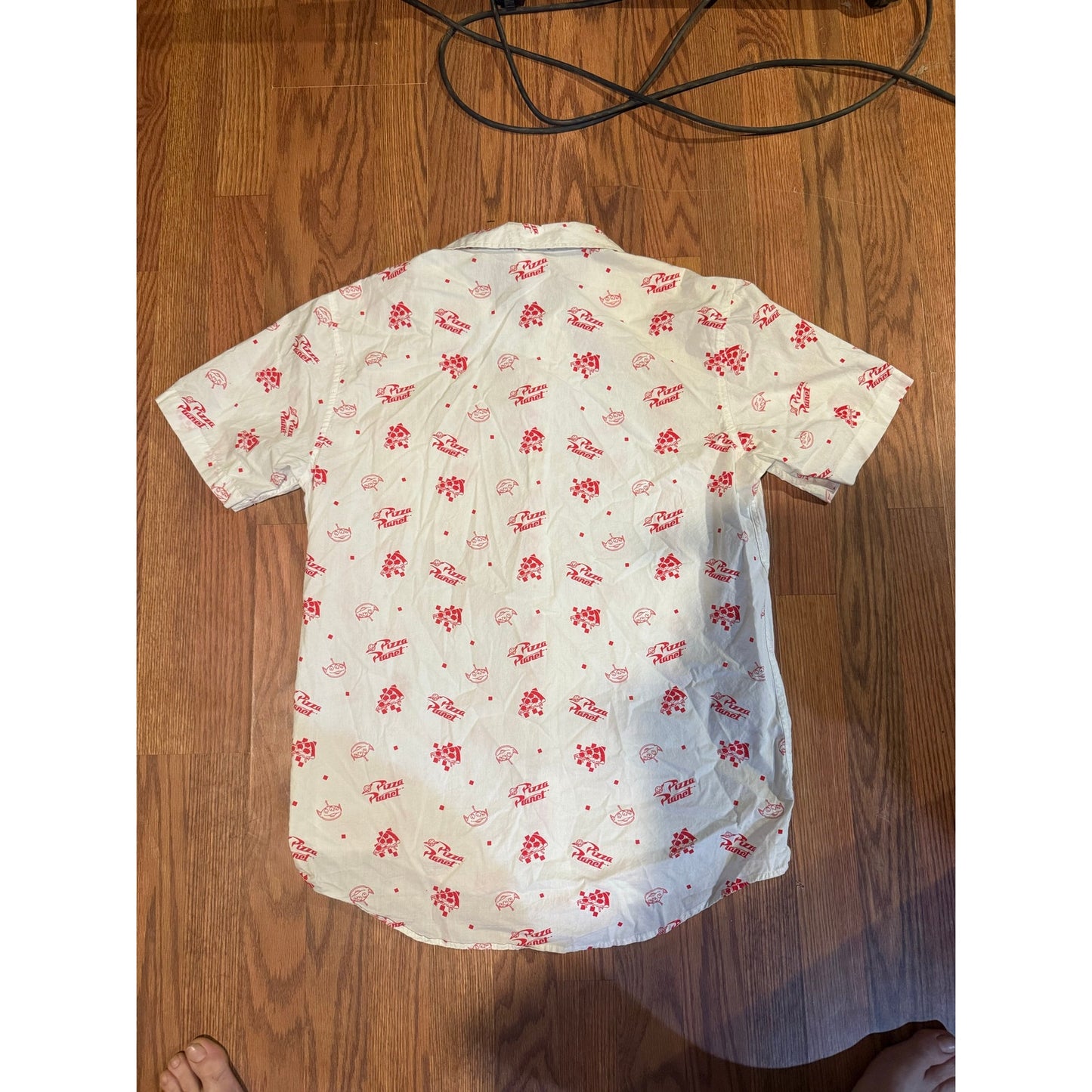 Toy Story Planet Express Button Down Size Large