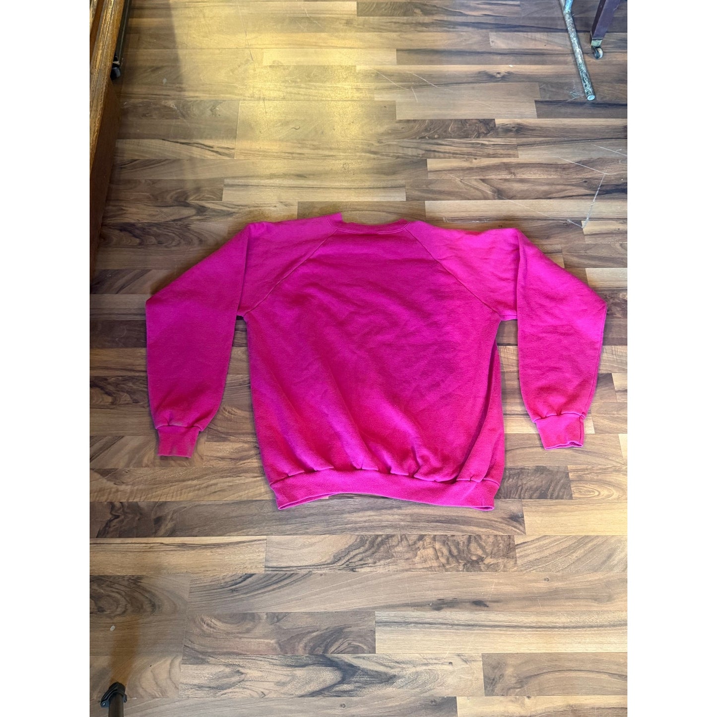 1980's Hot Pink Sunbelt Crewneck Blank Size XL