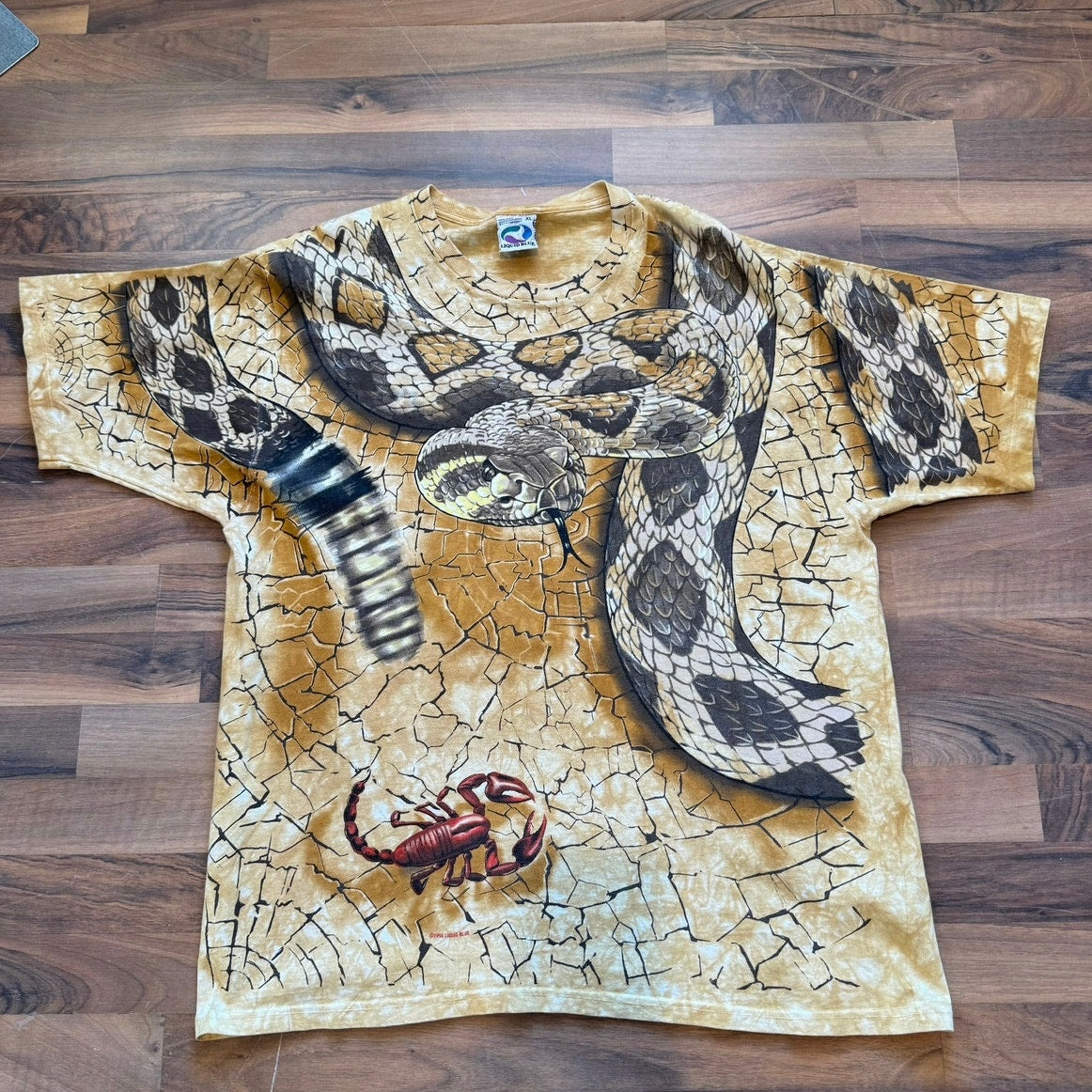 Rattlesnake AOP Liquid Blue Size XL
