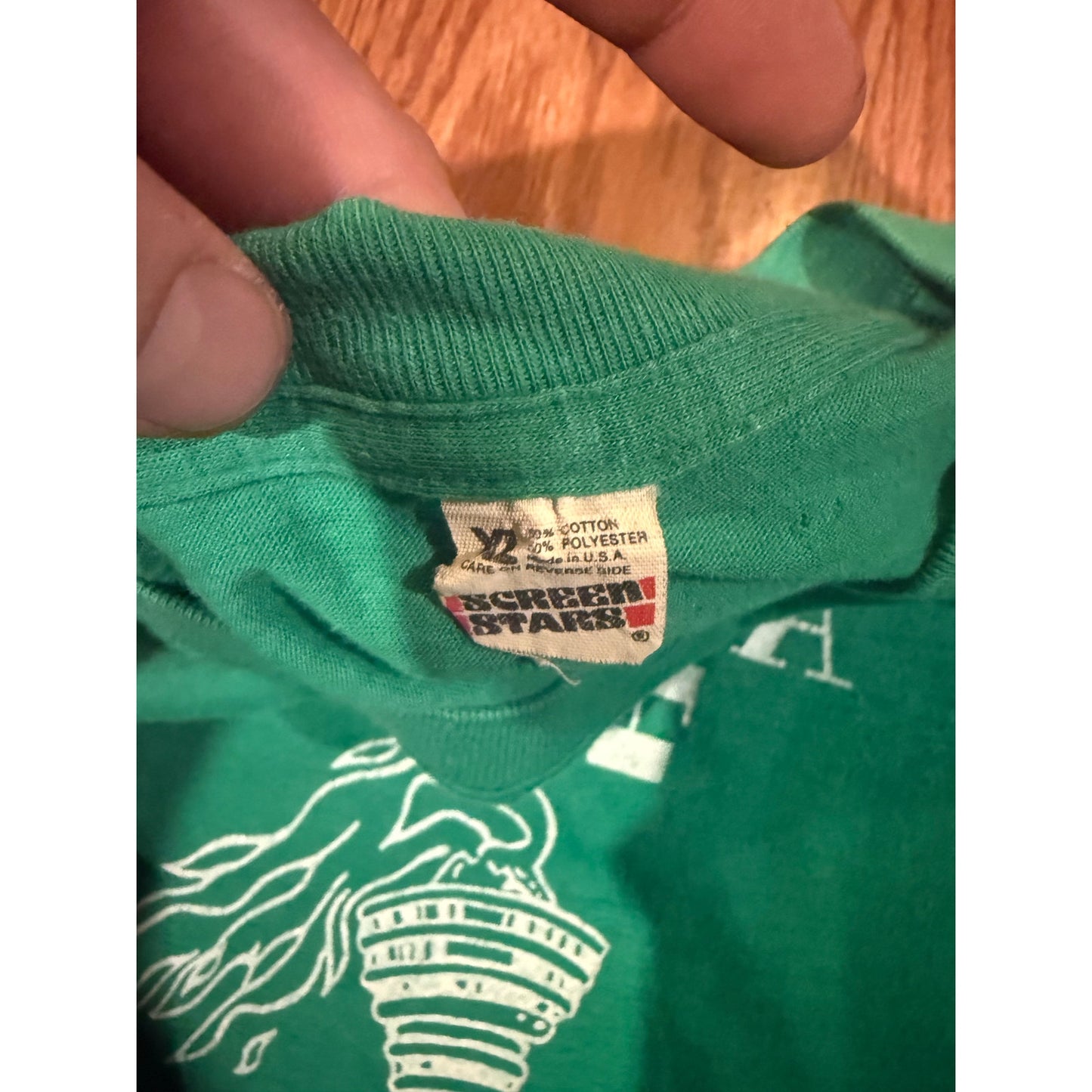 Vintage single stitch Latin shirt Size XL