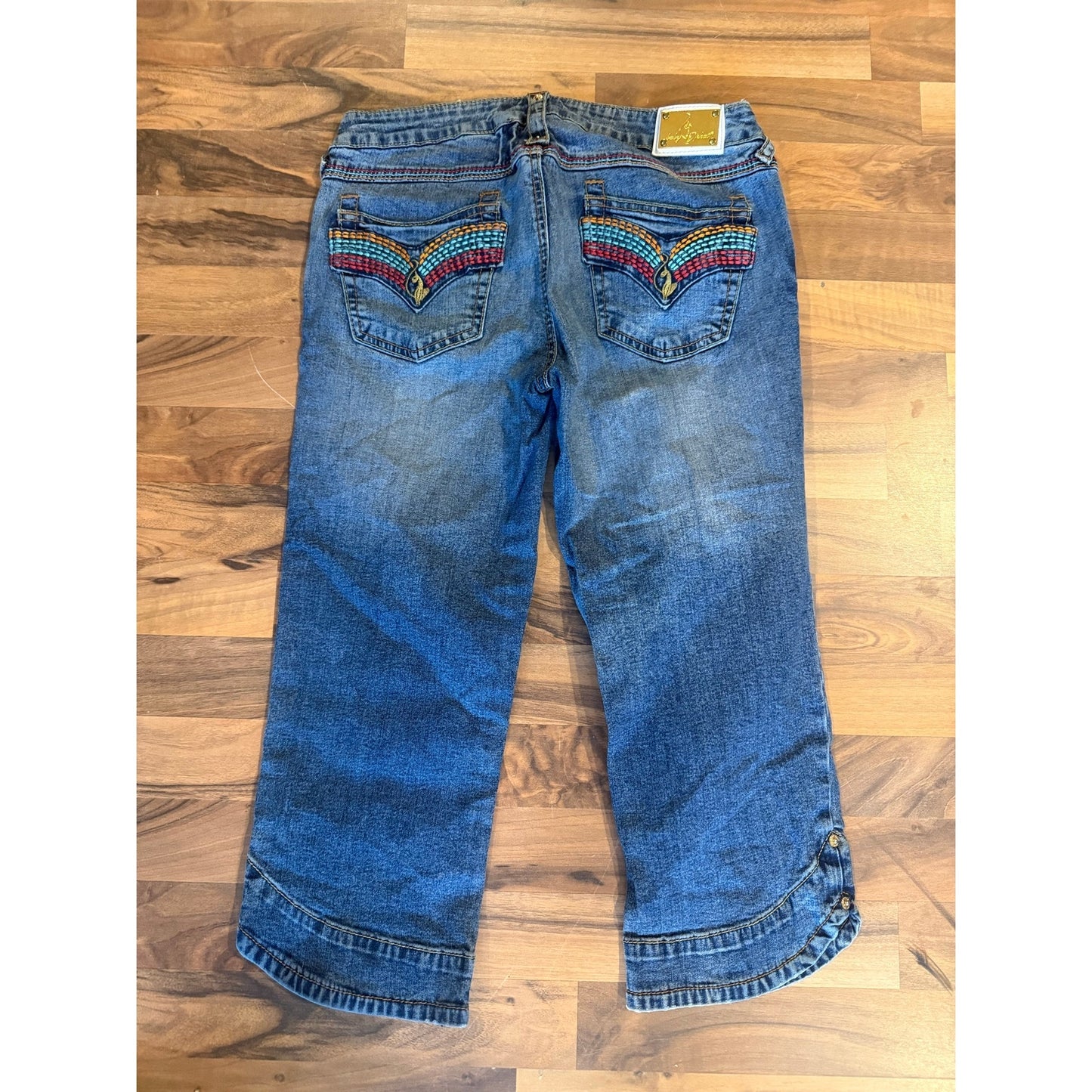 Y2K Baby Phat Embroidered Capris Size 9