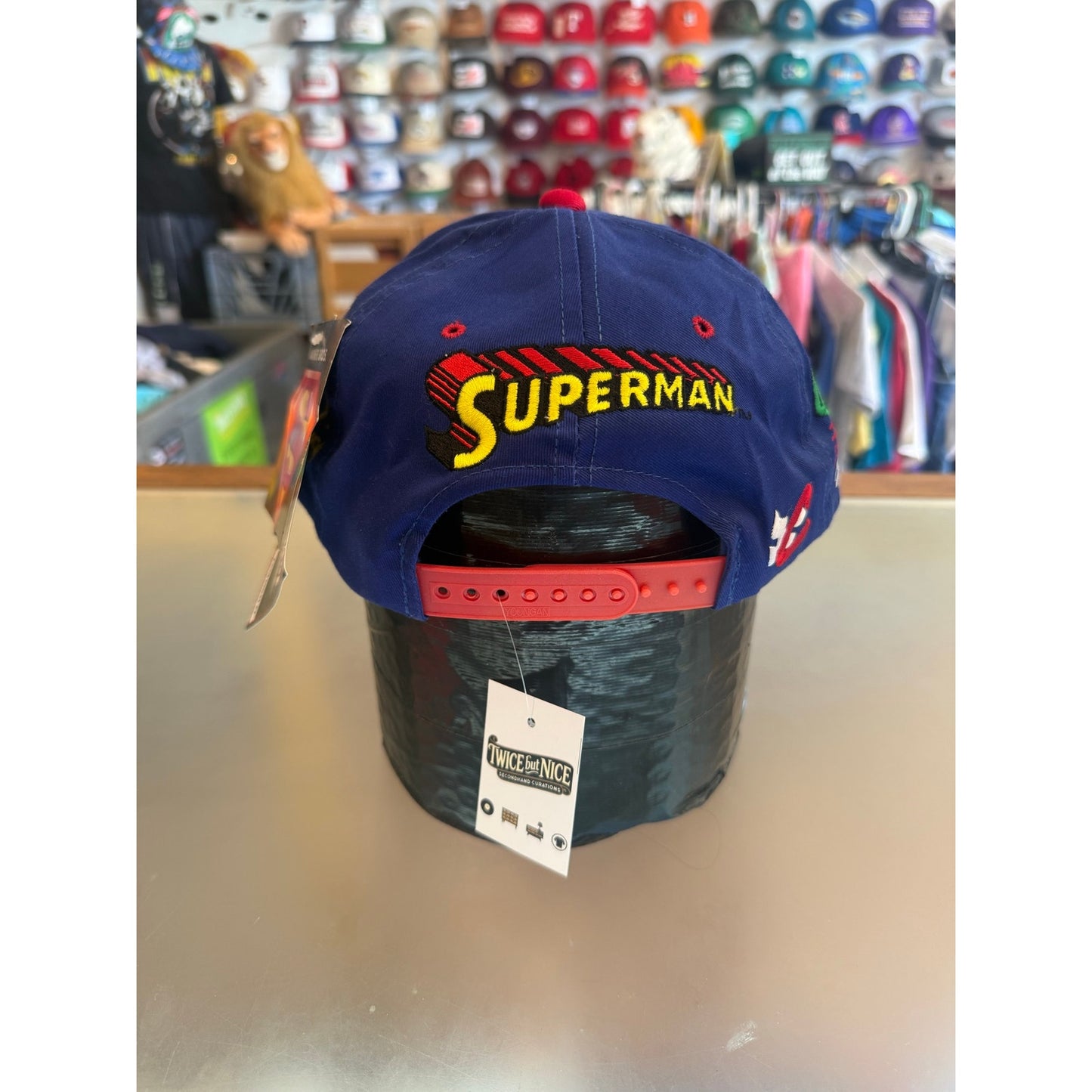 Youth Superman Racing Quaker State Hat NWT