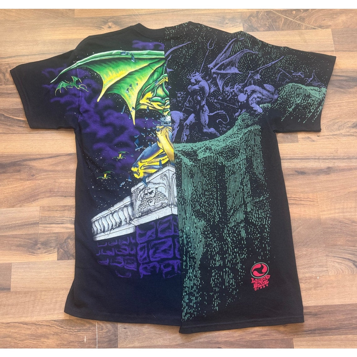 Gargoyle mash up Liquid Blue Size Large