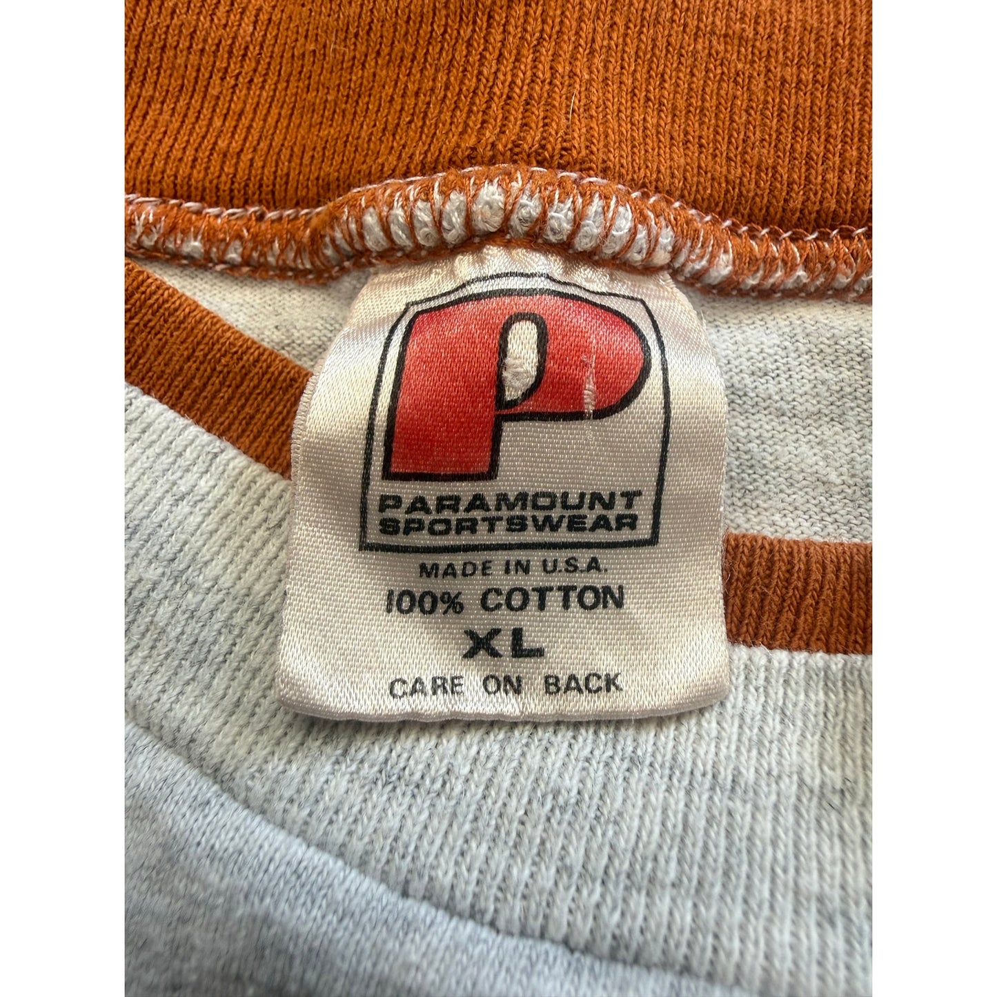 1970s Paramount Sportswear University of Texas Size XL