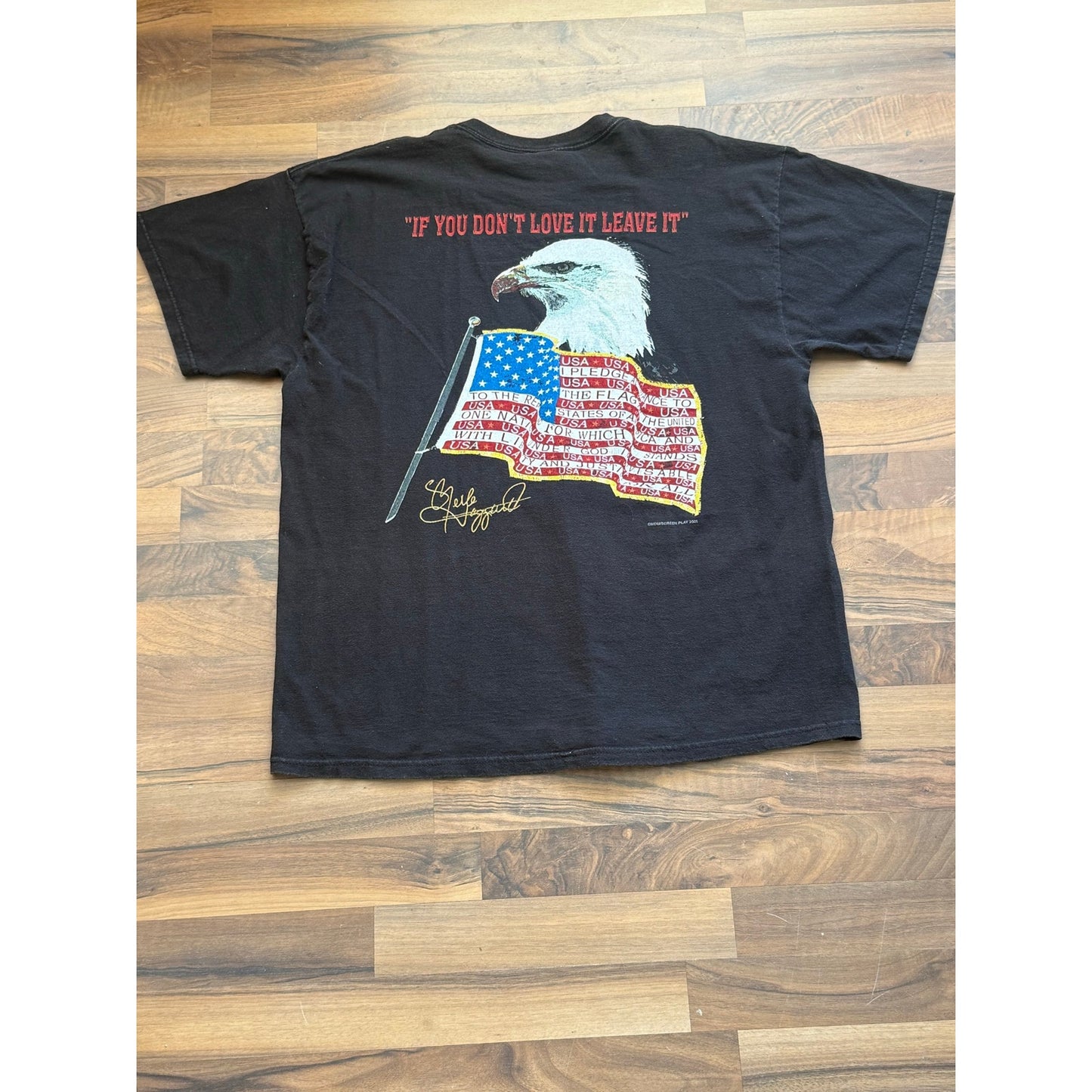 2001 Merle Haggard don’t like it Leave Size XL