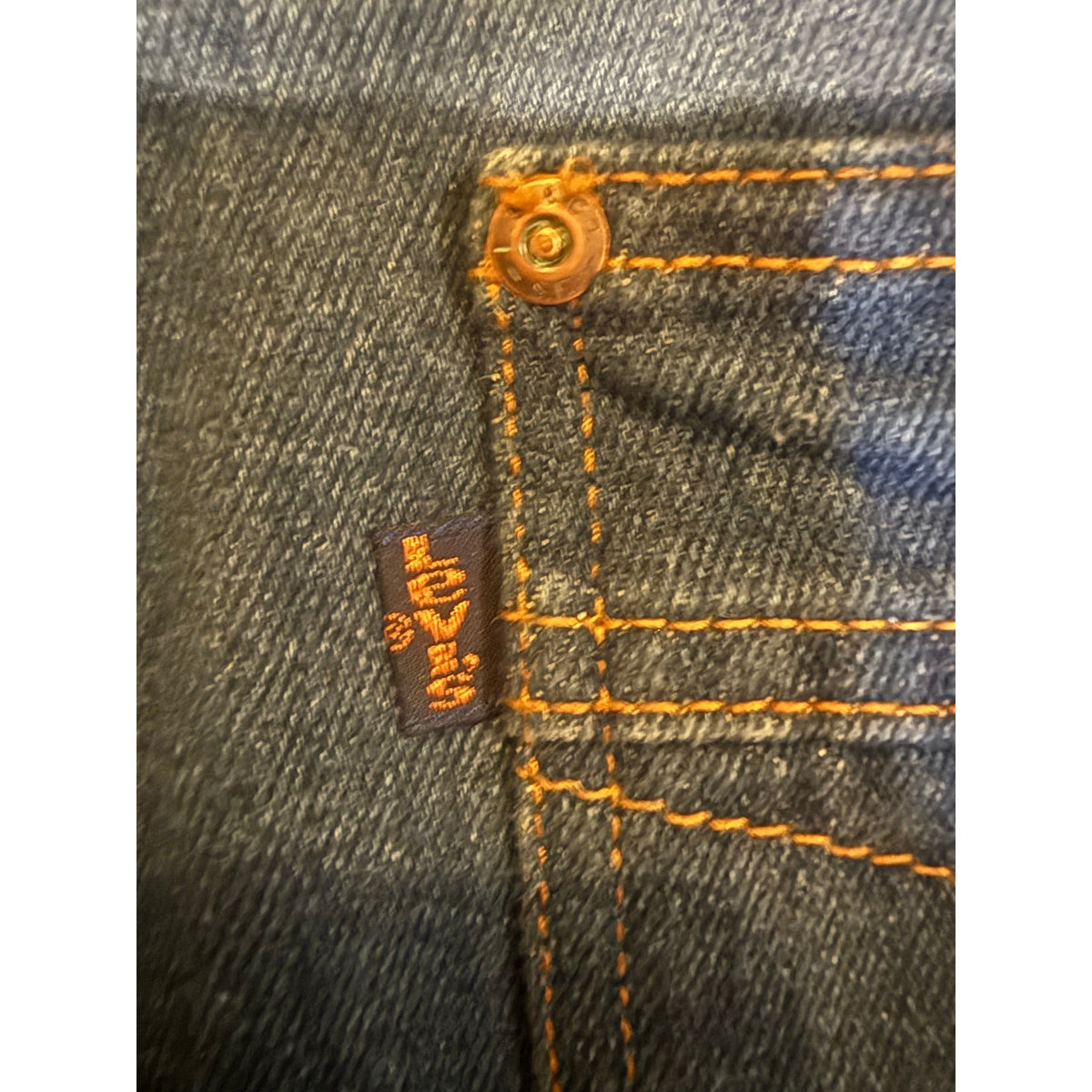 1982 Levi Saddleman movin on orange tab jeans 32x34