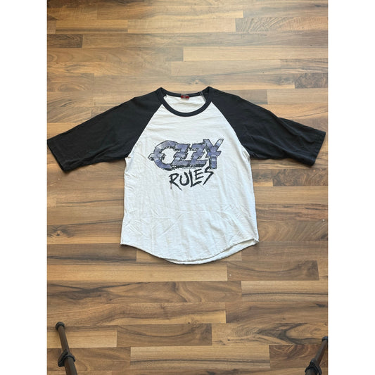 2001 Ozzy Rules 3/4 Sleeve Size Small