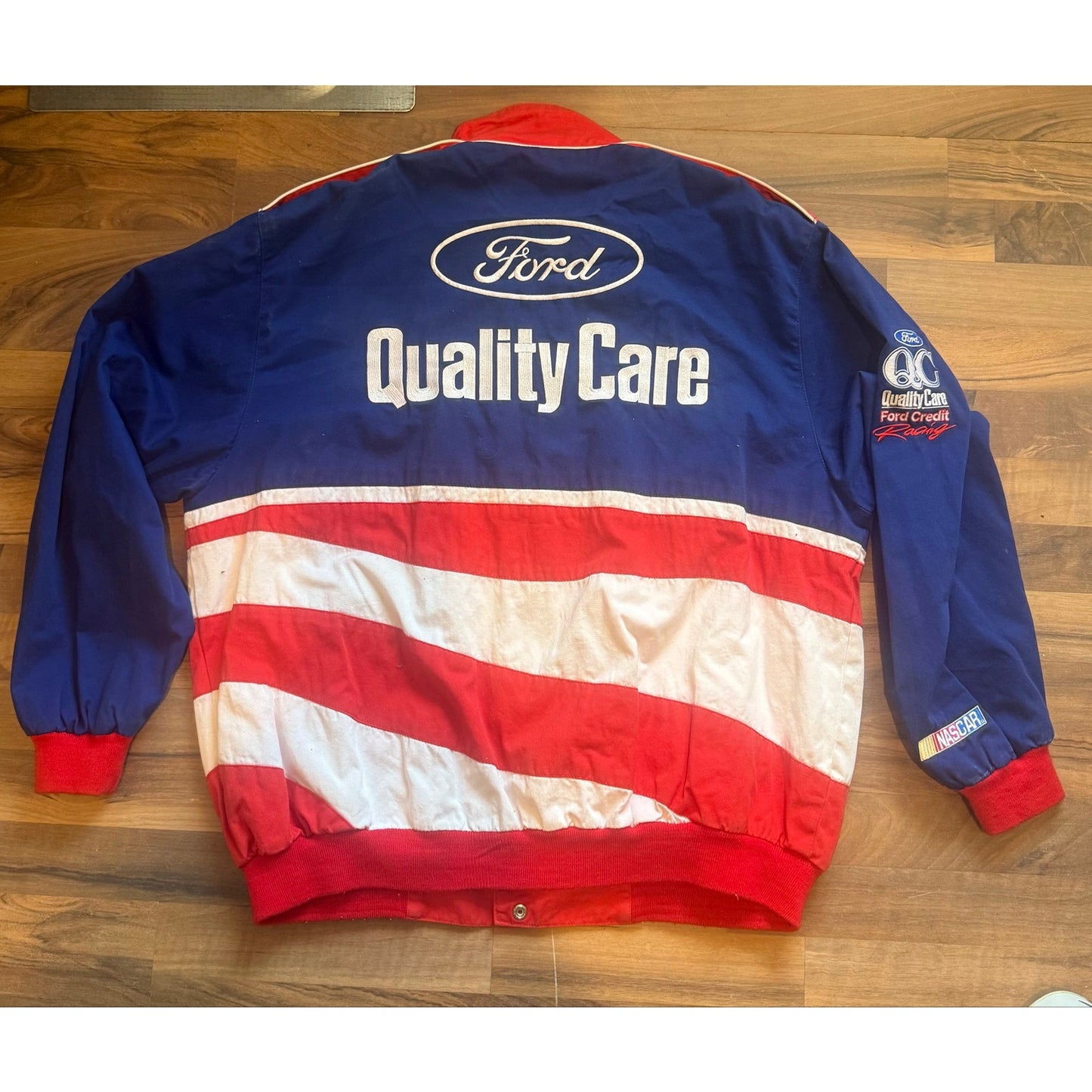 Dale Jarrett #88 Vintage Quality Care Nascar Jacket Size XL