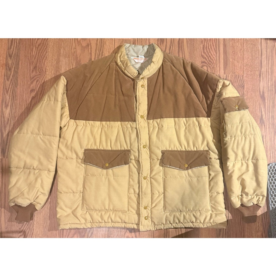 70s Active Generations two tone Puffer Jacket size 2xl