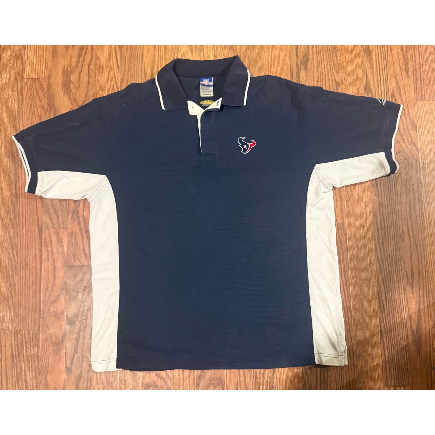 Y2K Reebok Houston Texans Collard Size XL