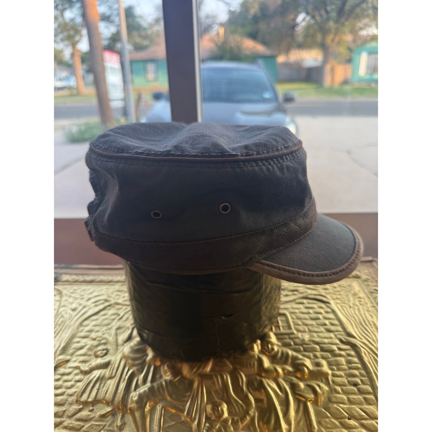 Carlos Santana Special Lined Peace Hat Velcro Back