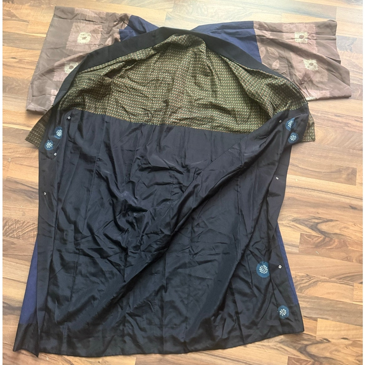 53 inch 1960s Japanese Silk Kimono