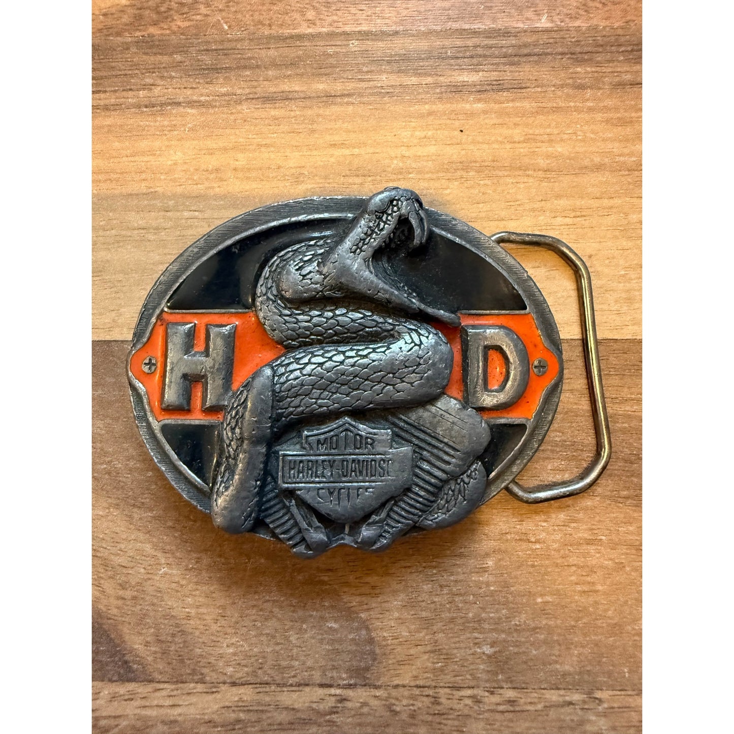 1990 Harley Davidson Snake Belt Buckle
