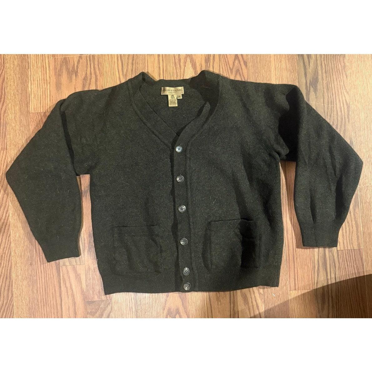 vintage Tricots St. Raphael wool cardigan sweater size xl