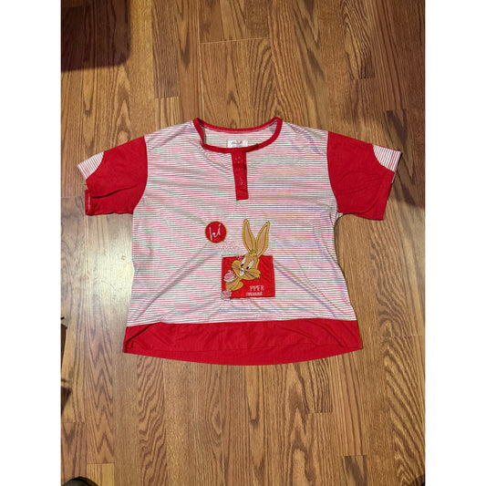 90s Bugs Bunny Henley T-Shirt